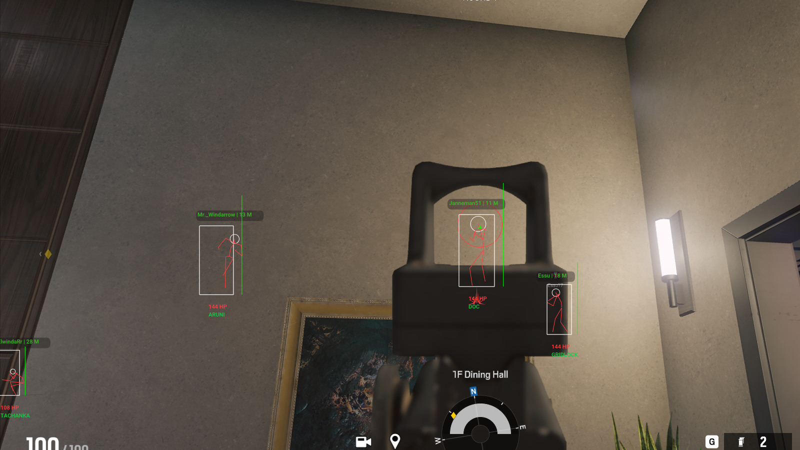 Inferno R6: schermata
